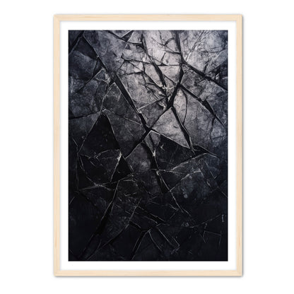 Shattered Black  Wall Art