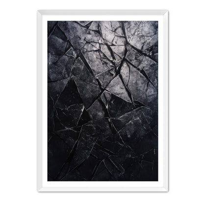 Shattered Black  Wall Art