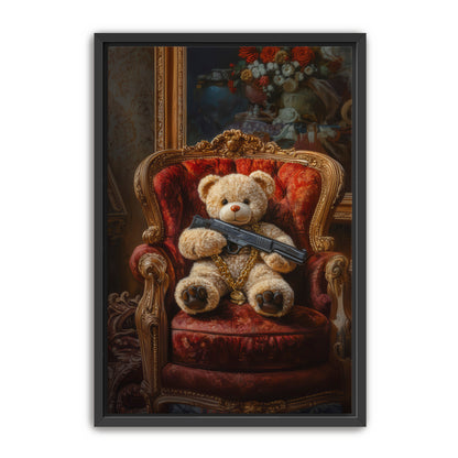 Shotgun Teddy  Wall Art