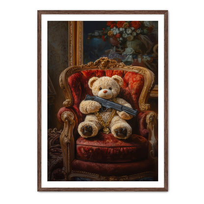 Shotgun Teddy  Wall Art