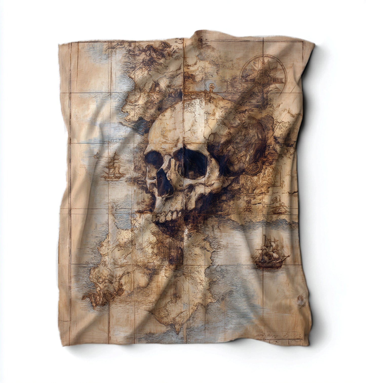 Skeleton Map Blanket