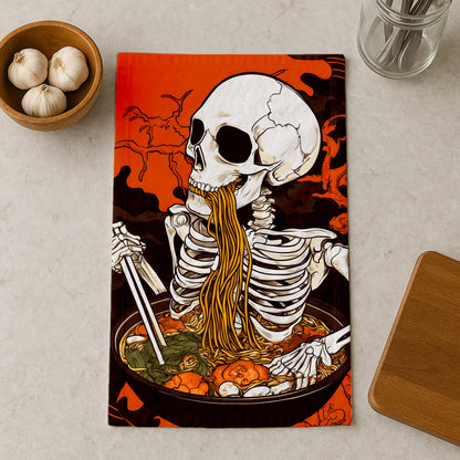 Skeleton Noodle Feast Kitchen Towel