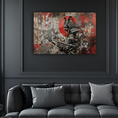 Skull Samurai  Wall Art