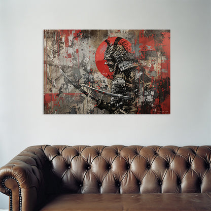 Skull Samurai  Wall Art