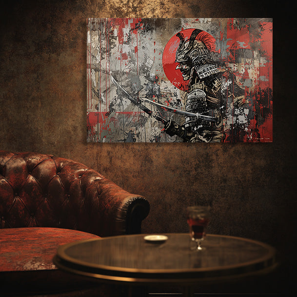 Skull Samurai  Wall Art