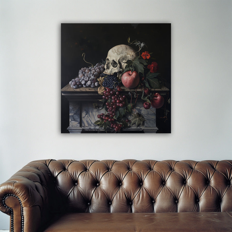 Still Life Skull  Wall Art