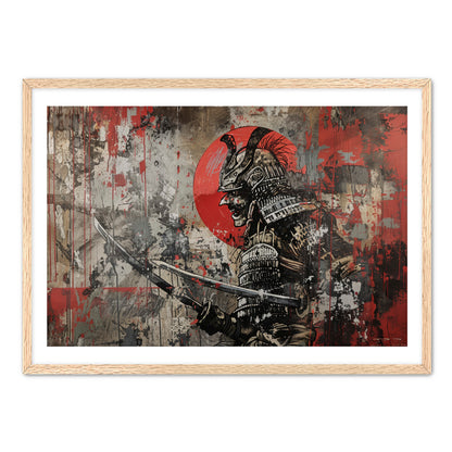 Skull Samurai  Wall Art