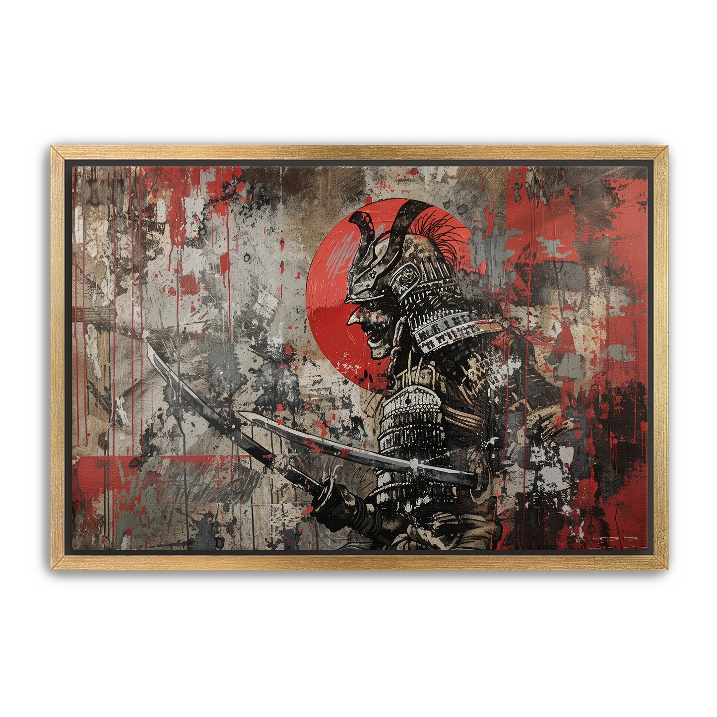 Skull Samurai  Wall Art