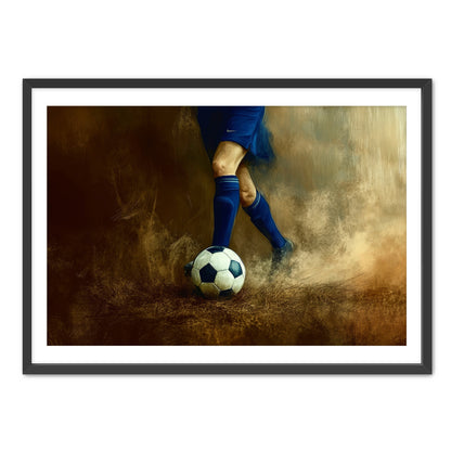 Soccer and Dust  Wall Art