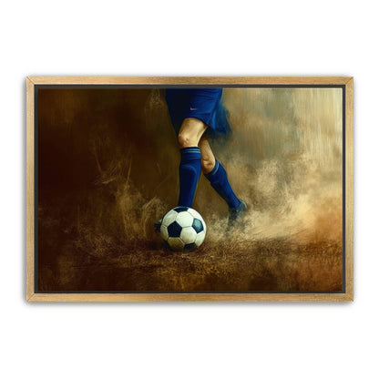 Soccer and Dust  Wall Art