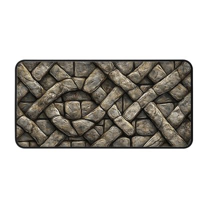 Stone Interweave Pattern Desk Mat