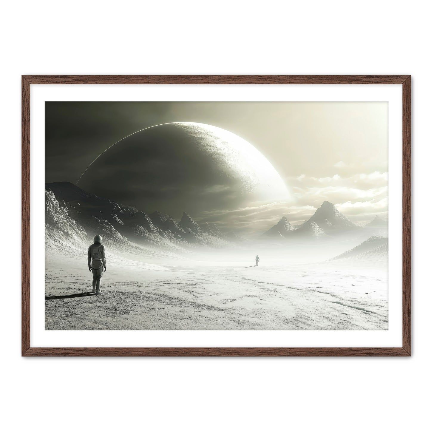 Stranger in the Mist  Wall Art