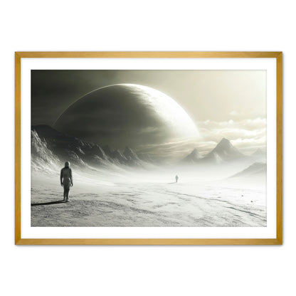 Stranger in the Mist  Wall Art