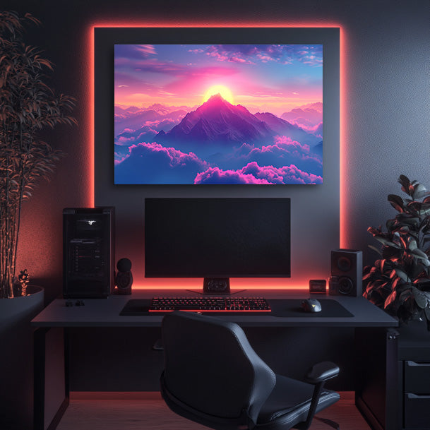 Sunrise Peak  Wall Art