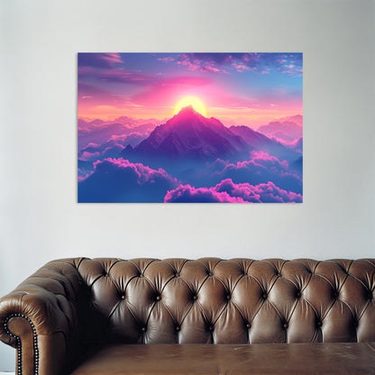 Sunrise Peak  Wall Art