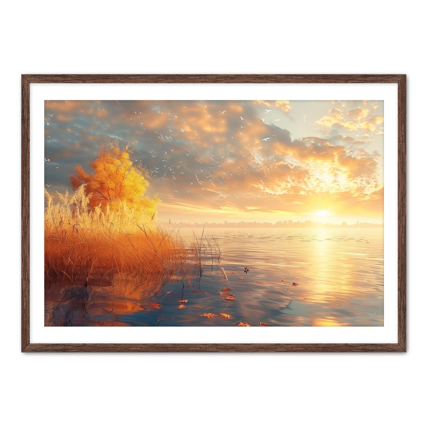 Sunrise Lake  Wall Art