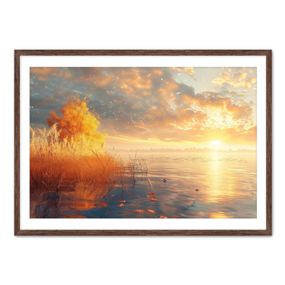 Sunrise Lake  Wall Art