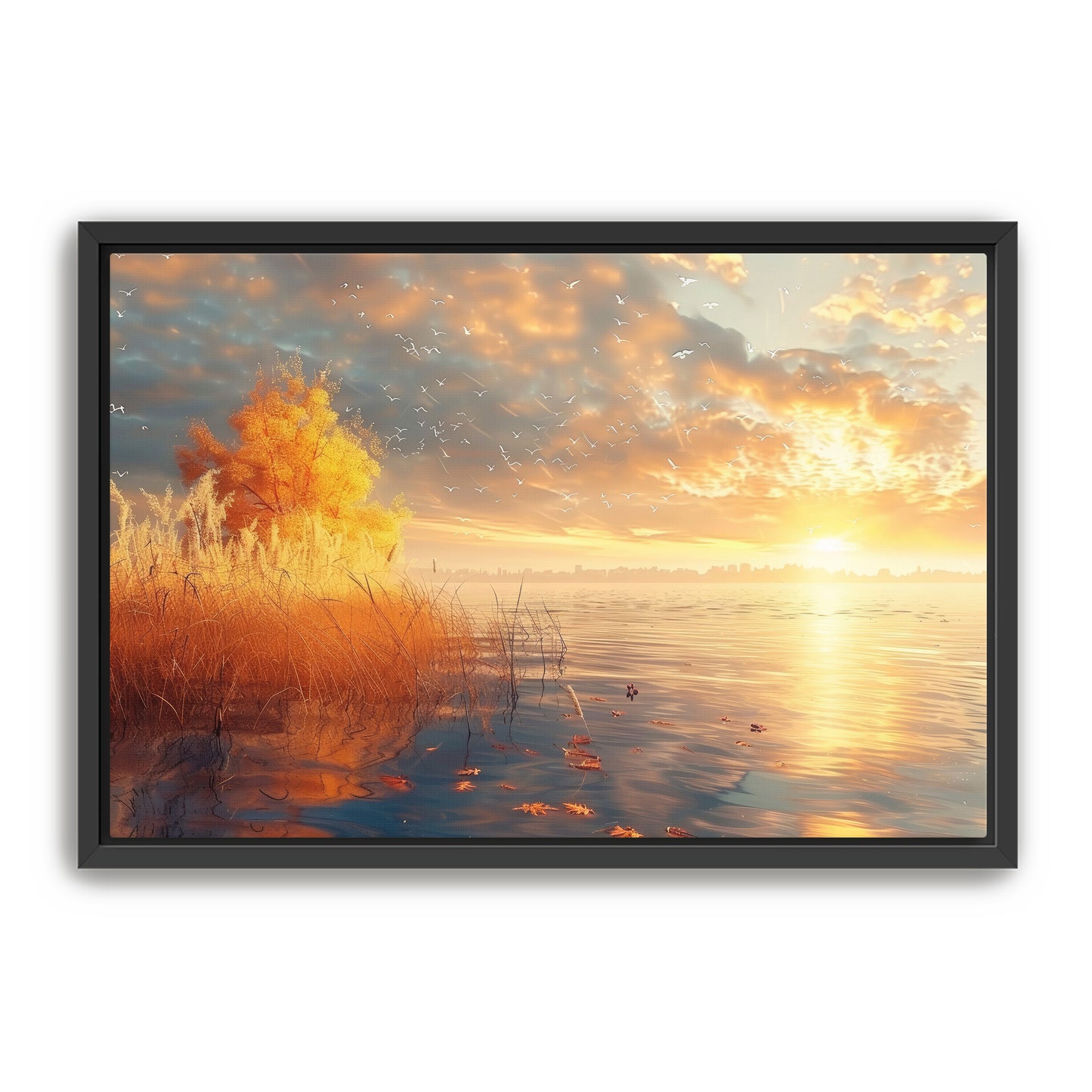 Sunrise Lake  Wall Art