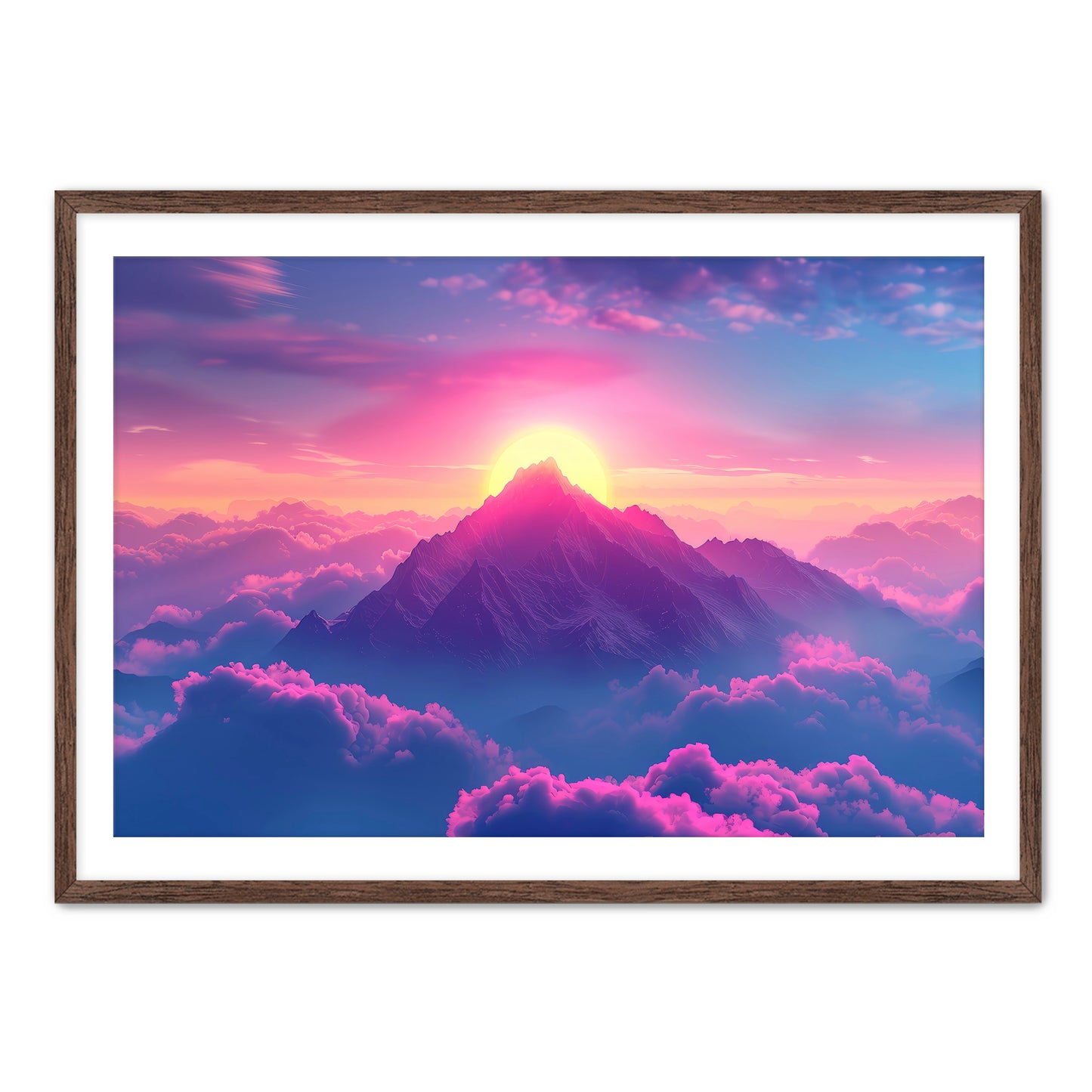 Sunrise Peak  Wall Art