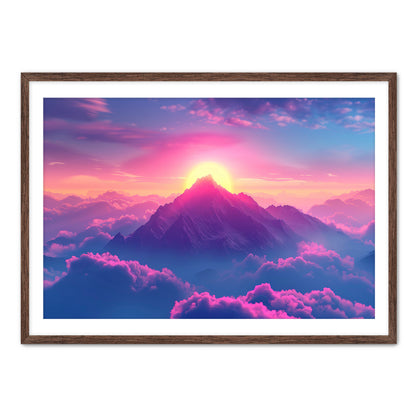 Sunrise Peak  Wall Art