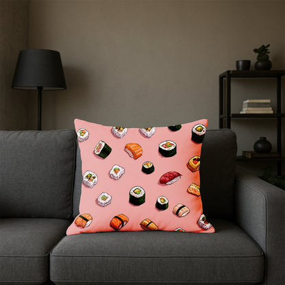 Sushi Delightful Pattern Pillow