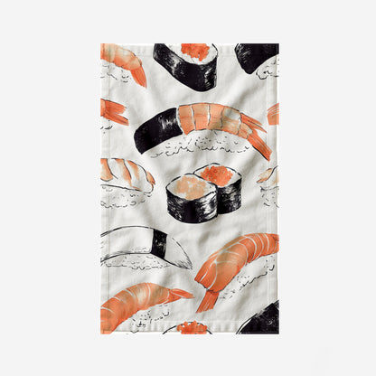 Sushi Delights Pattern Kitchen Towel