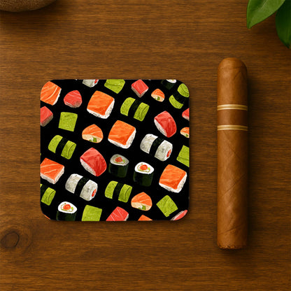 Sushi Pattern Bliss Coasters