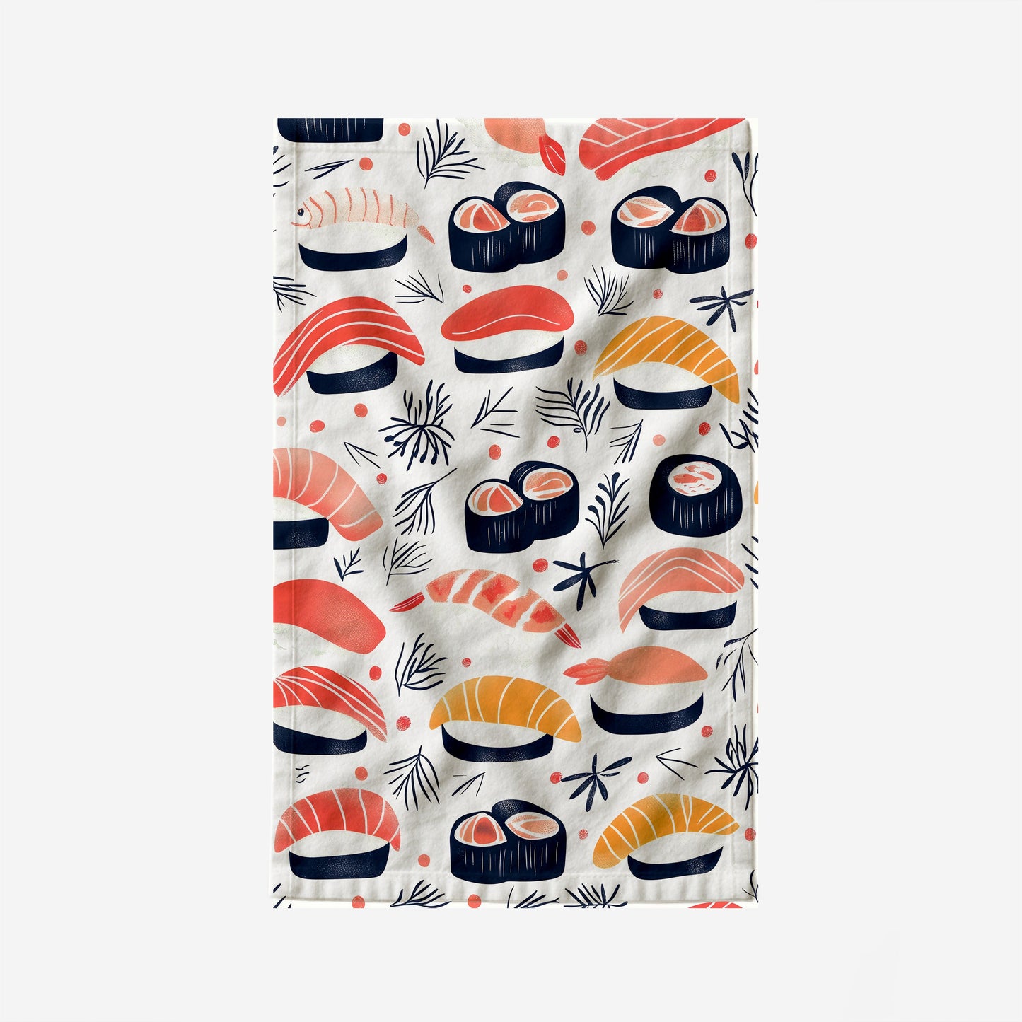 Sushi Pattern Delight Kitchen Towel