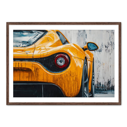 Tail Light Touch  Wall Art