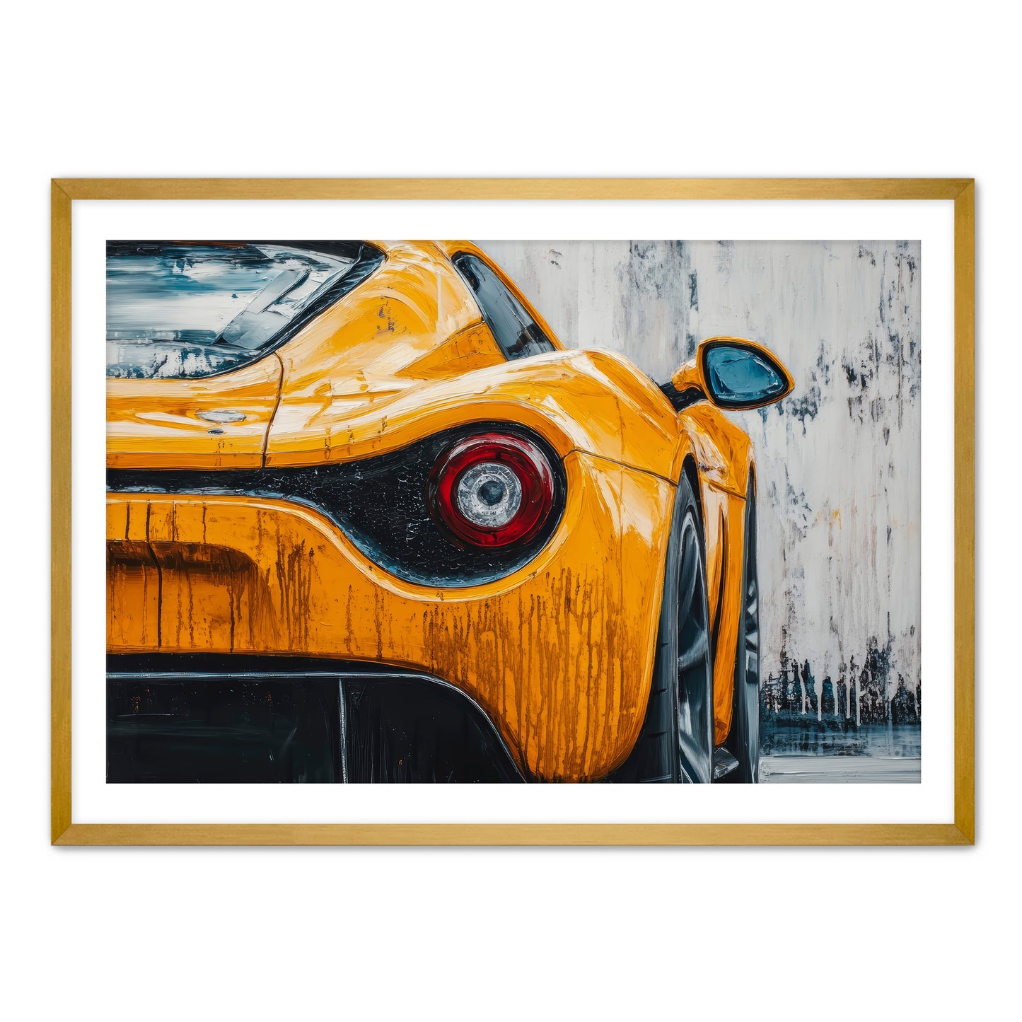 Tail Light Touch  Wall Art
