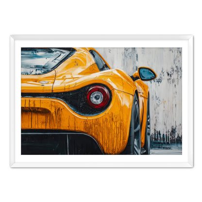 Tail Light Touch  Wall Art