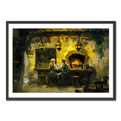 Tavern Date  Wall Art
