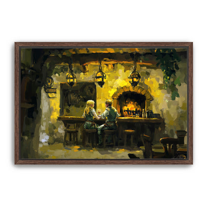 Tavern Date  Wall Art
