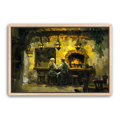 Tavern Date  Wall Art