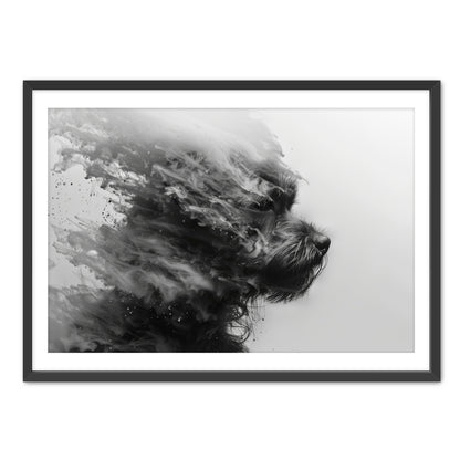 Terrier Smoke  Wall Art