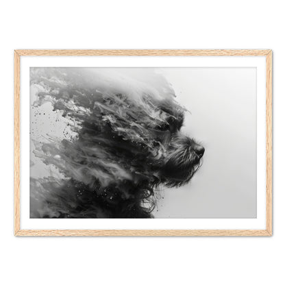 Terrier Smoke  Wall Art