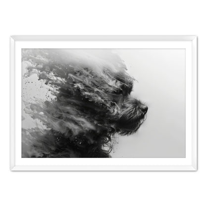 Terrier Smoke  Wall Art