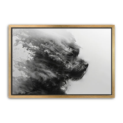 Terrier Smoke  Wall Art