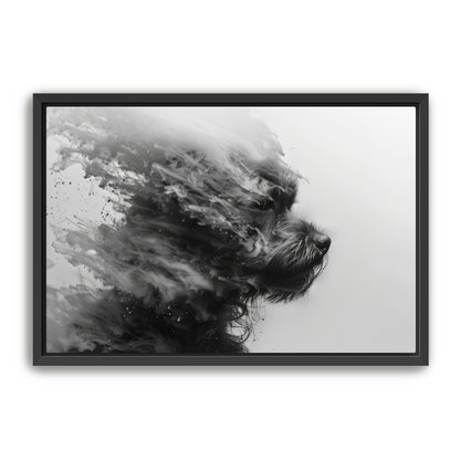 Terrier Smoke  Wall Art
