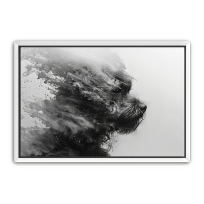 Terrier Smoke  Wall Art