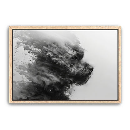 Terrier Smoke  Wall Art