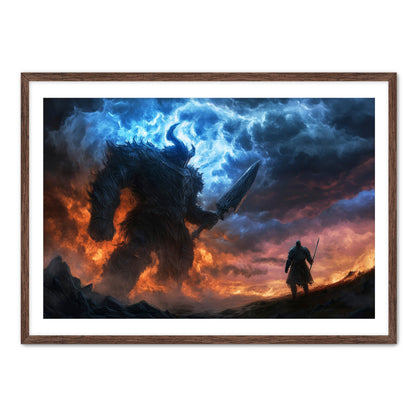 The Harder They Fall  Wall Art