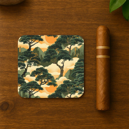 Timeless Greenery Vista Coasters