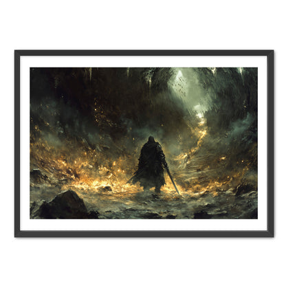 Golden Death  Wall Art