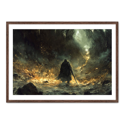 Golden Death  Wall Art