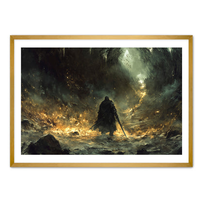 Golden Death  Wall Art