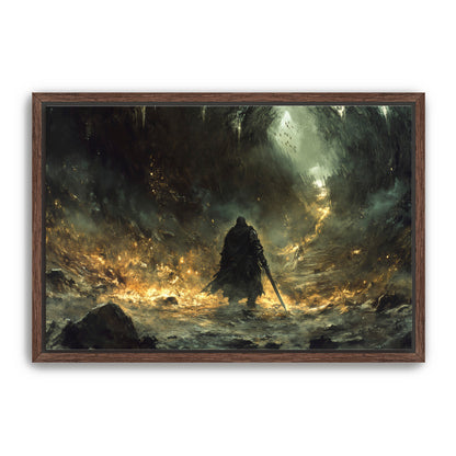 Golden Death  Wall Art