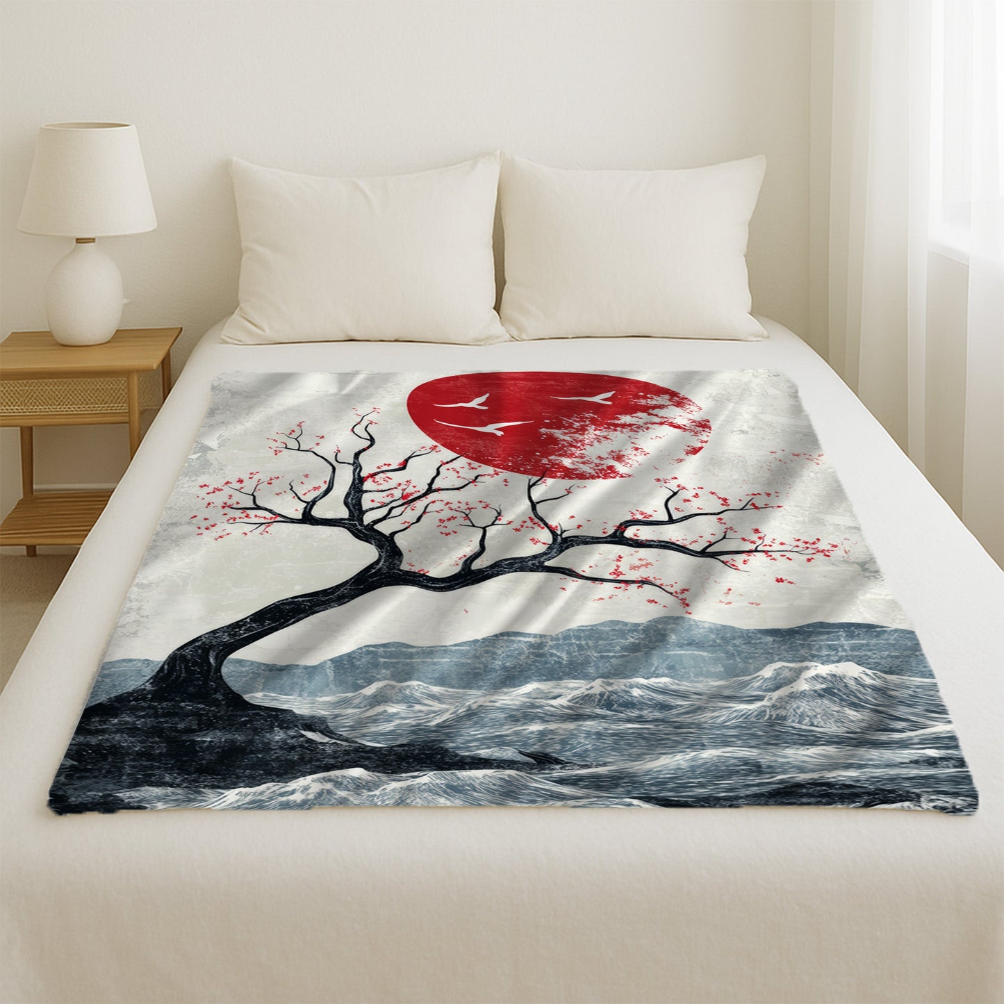 Tree In Ocean Blanket