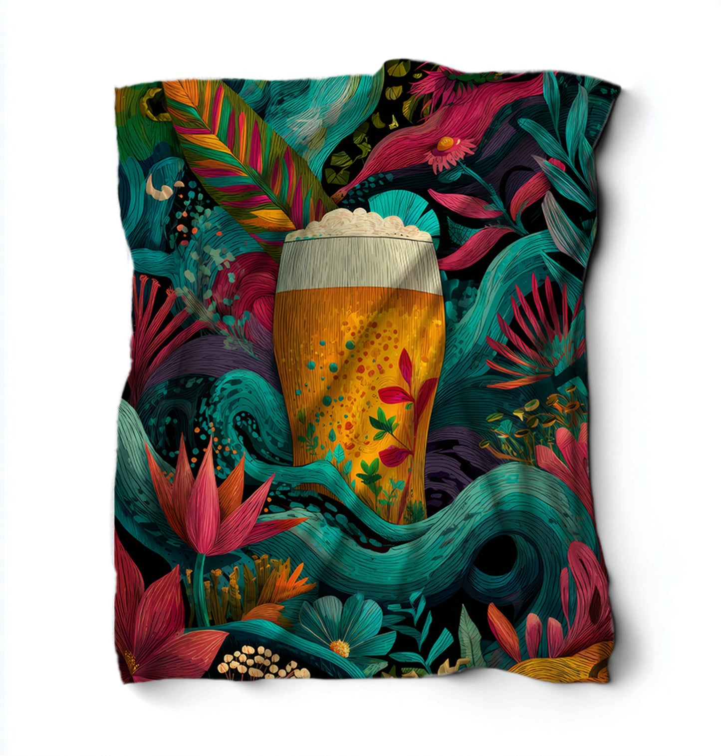 Trippy Beer Blanket