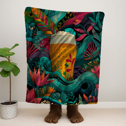 Trippy Beer Blanket